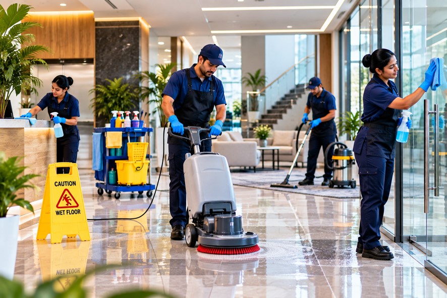 Floor cleaning services in Chennai – DENNISGROSSI floor scrubbing
