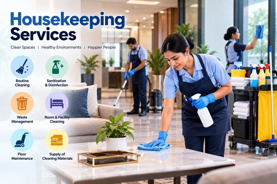 Housekeeping services in Chennai – DENNISGROSSI housekeeping staff