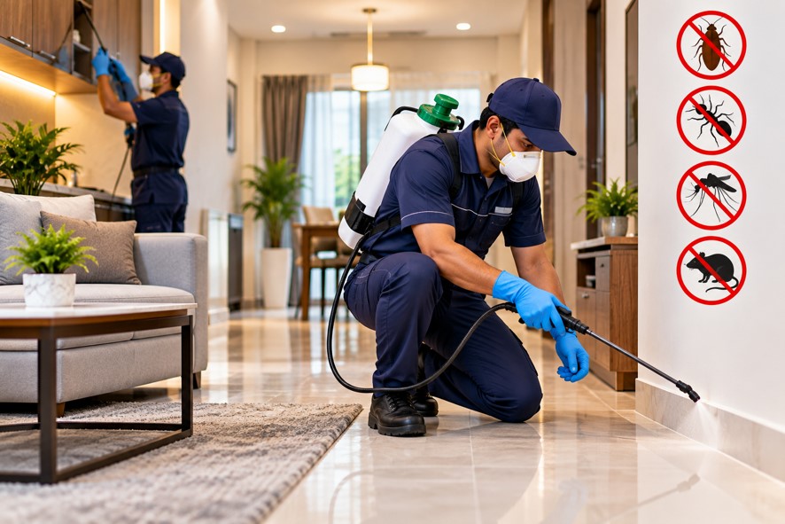 Pest control services in Chennai – DENNISGROSSI technician