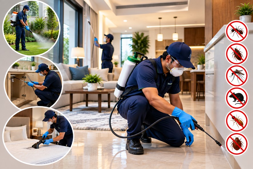 Pest control services in Chennai – DENNISGROSSI technician